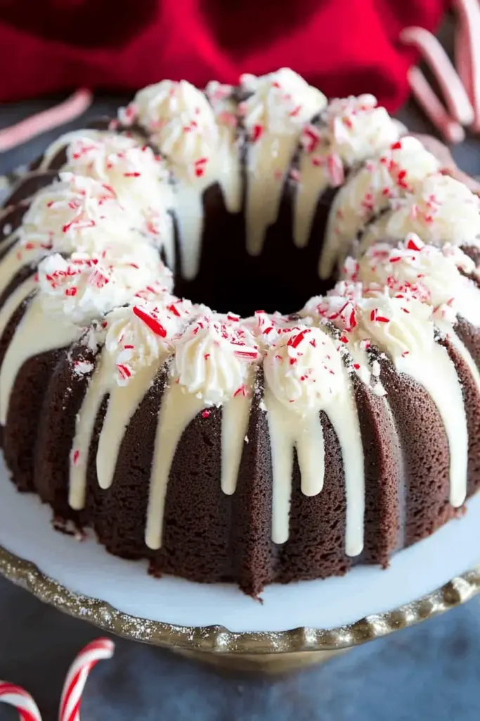 Chocolate Peppermint Bundt Cake