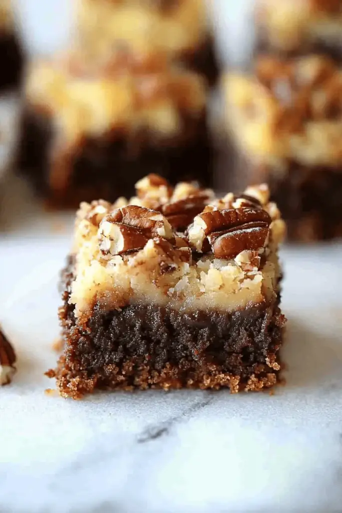 German Chocolate Brownies