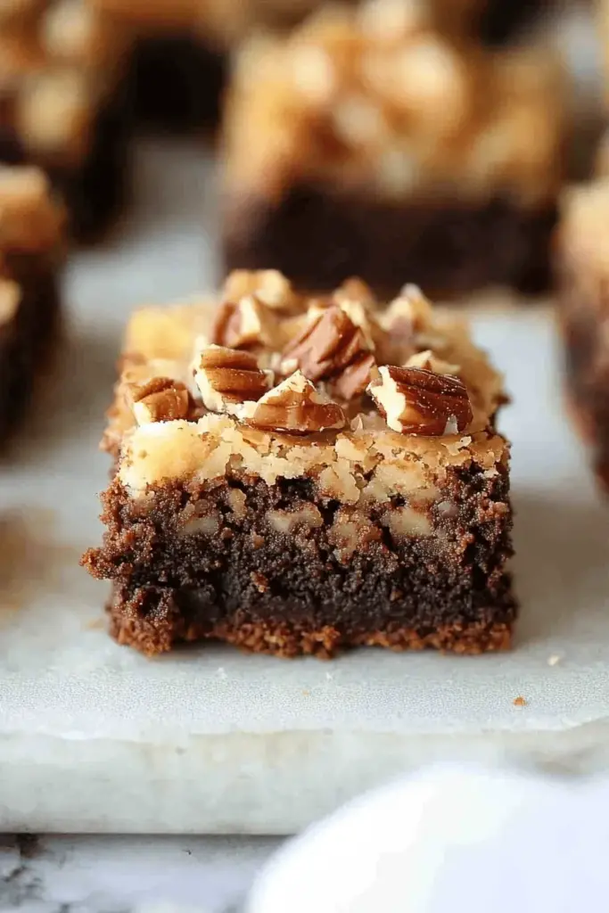 German Chocolate Brownies