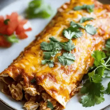 Loaded Chicken Enchiladas