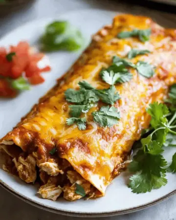 Loaded Chicken Enchiladas