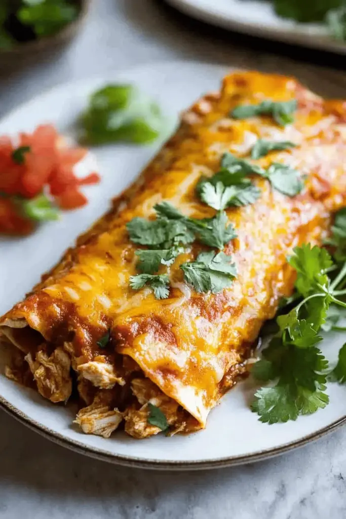 Loaded Chicken Enchiladas