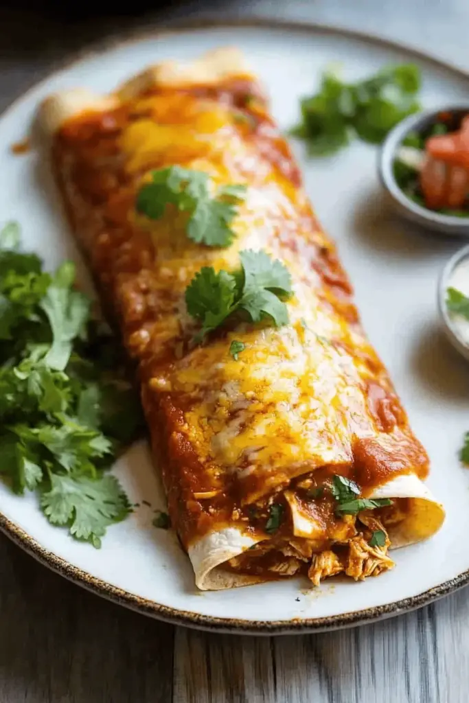 Loaded Chicken Enchiladas