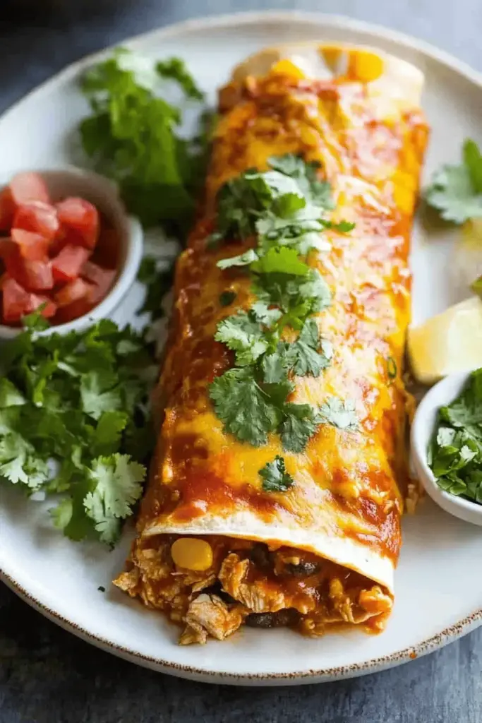 Loaded Chicken Enchiladas