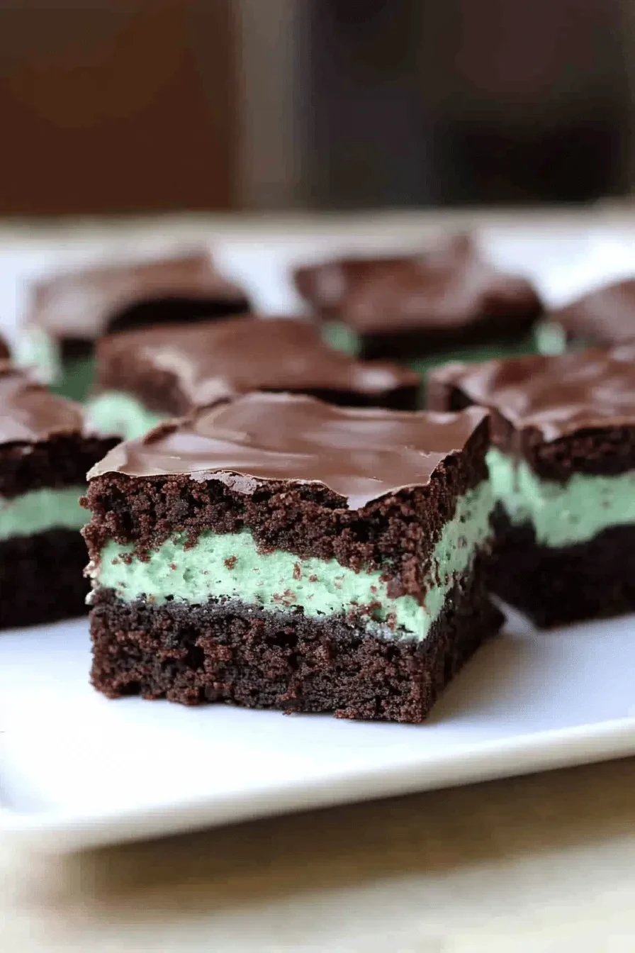 Mint Brownies