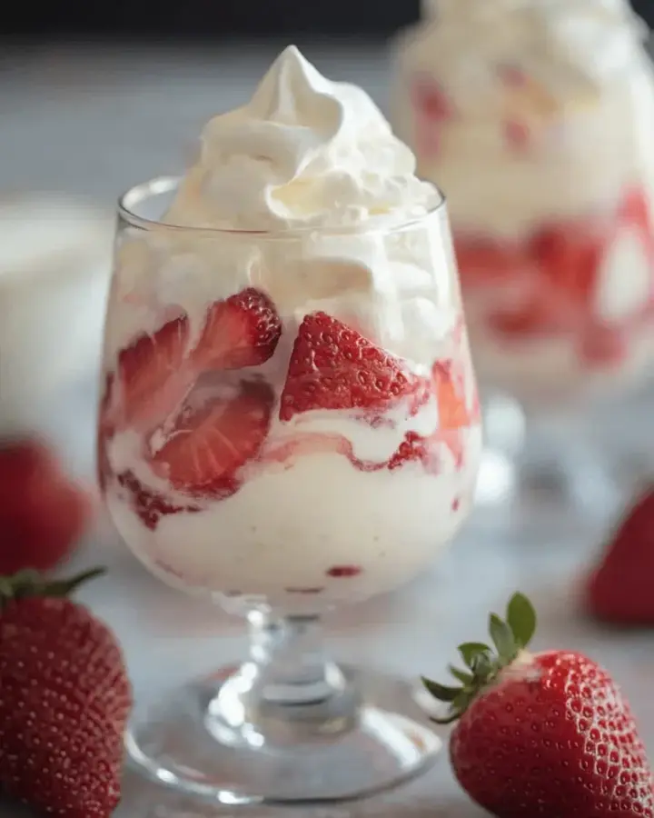 Strawberries and Cream (Mexican Fresas con Crema)