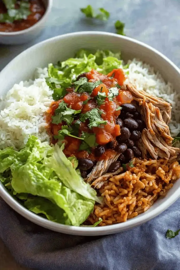 Sweet Pork Burrito Bowls