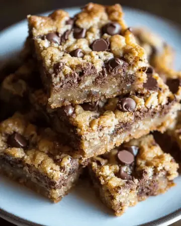 Toffee Chocolate Chip Cookie Bars