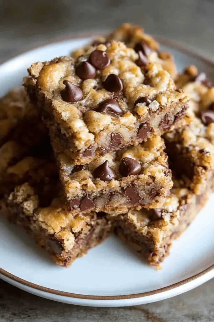 Toffee Chocolate Chip Cookie Bars