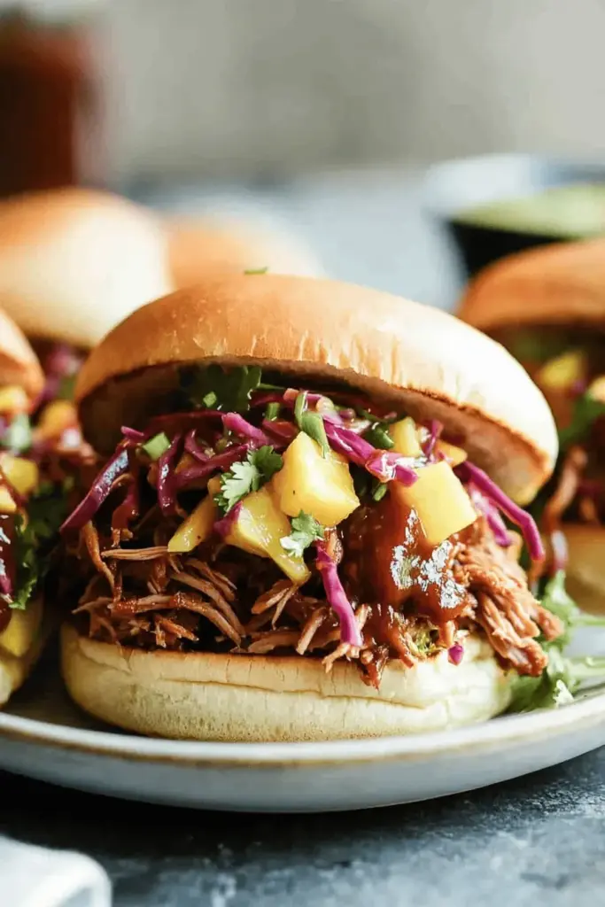 BBQ Pulled Pork Sandwiches