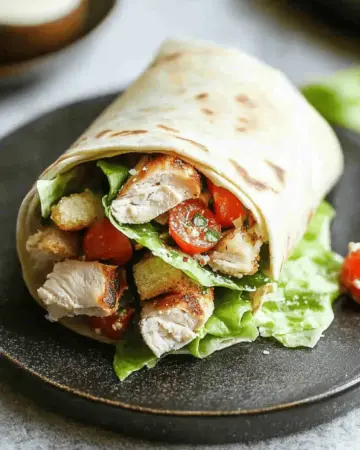 Chicken Caesar Wraps