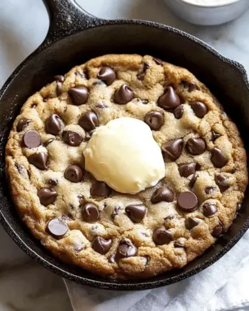 Chocolate Chip Skillet Cookie