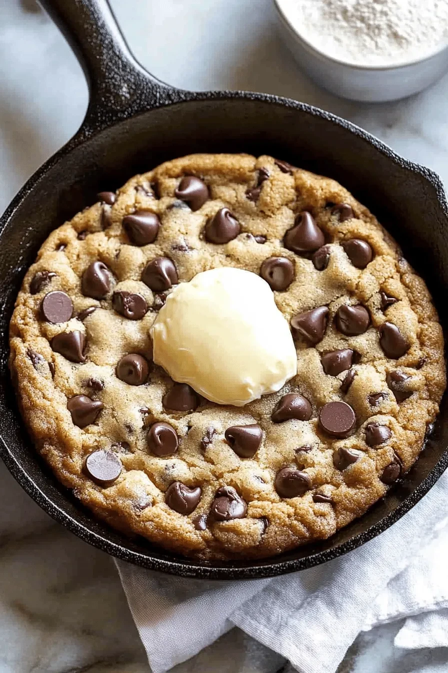 Chocolate Chip Skillet Cookie