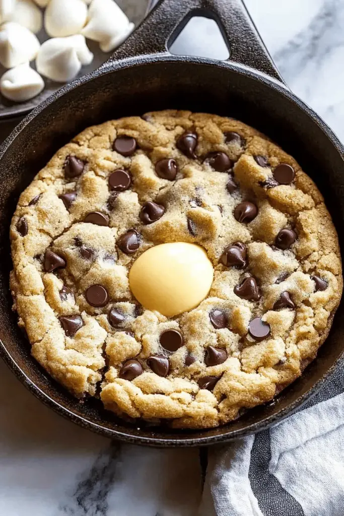 Chocolate Chip Skillet Cookie