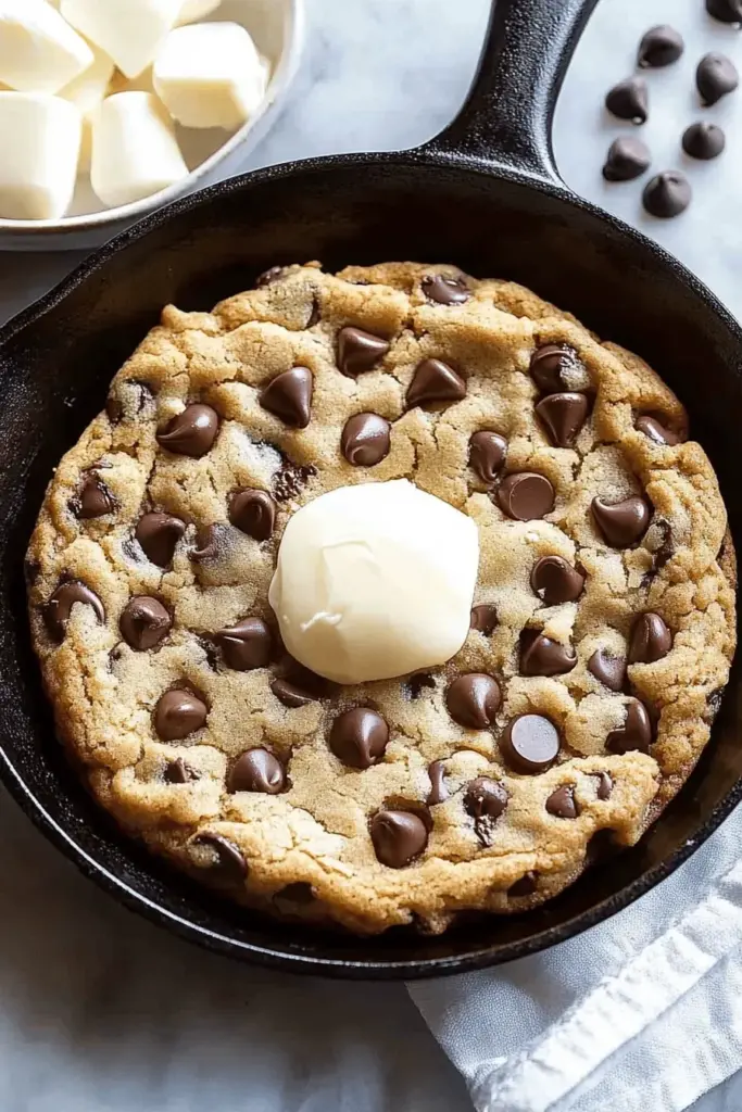 Chocolate Chip Skillet Cookie