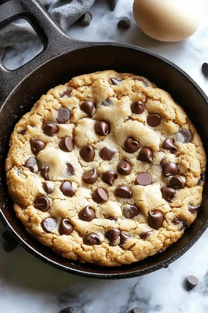 Chocolate Chip Skillet Cookie