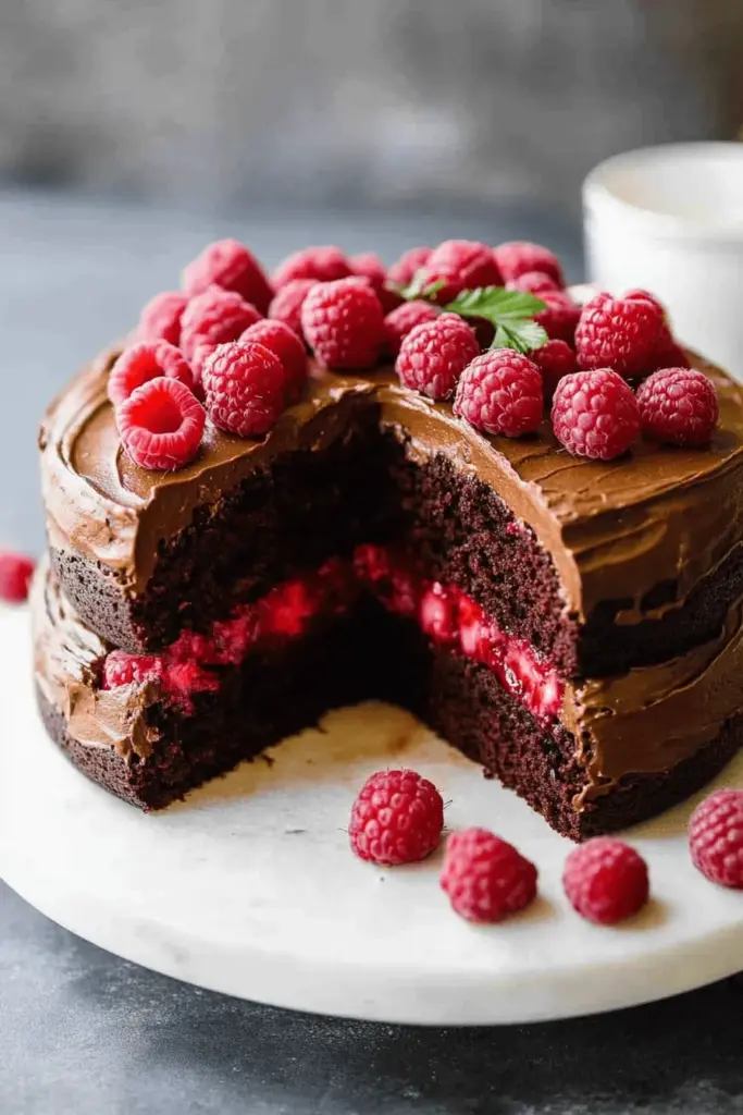 Chocolate Raspberry Cake