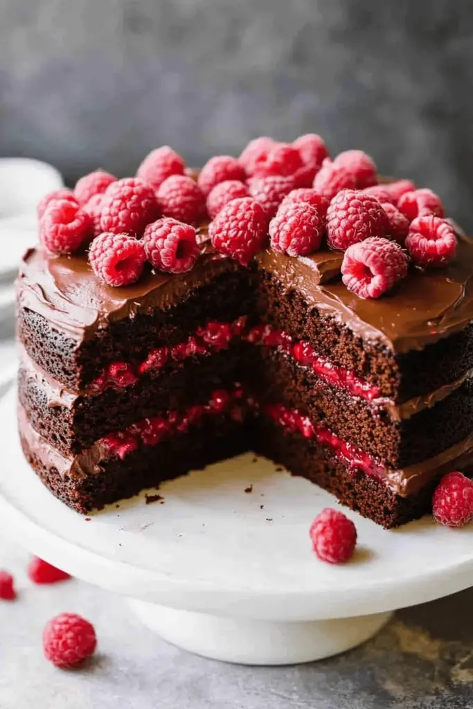 Chocolate Raspberry Cake