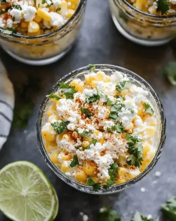 Esquites (Mexican corn in a cup)