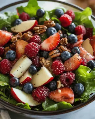 Mixed Green Salad with Berries