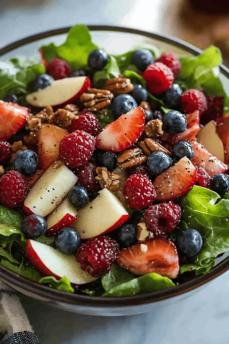 Mixed Green Salad with Berries