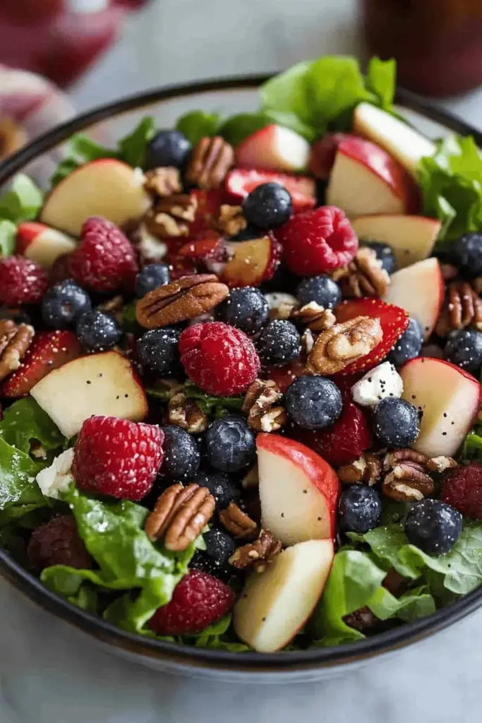 Mixed Green Salad with Berries