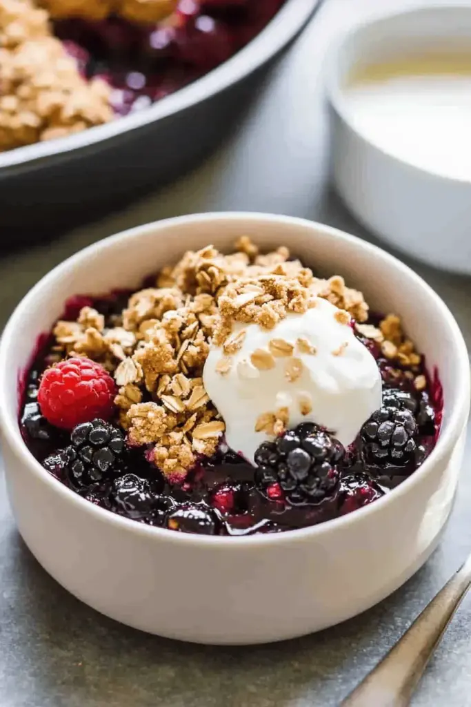 Triple Berry Crisp