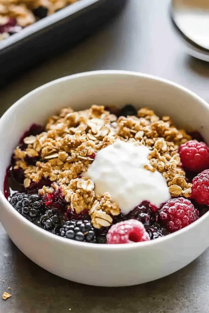 Triple Berry Crisp