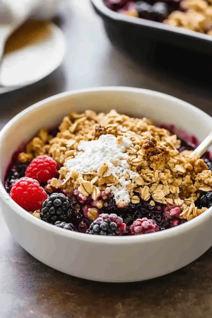 Triple Berry Crisp