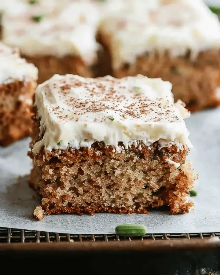 Zucchini Cake with Cream Cheese Frosting